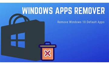Windows 10/11 App Remover for Windows - Download it from Habererciyes for free